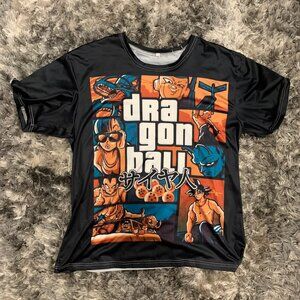 Dragonball - Grand Theft Auto parody Tee Unisex Short Sleeve Shirt XXXL-Black